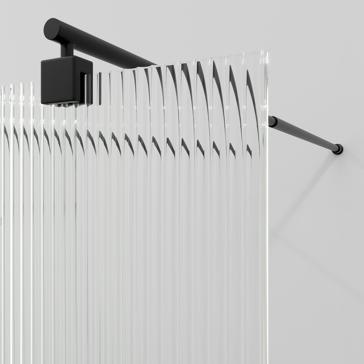 Фехте (Vechte) 60W40MB-FL Душевая перегородка