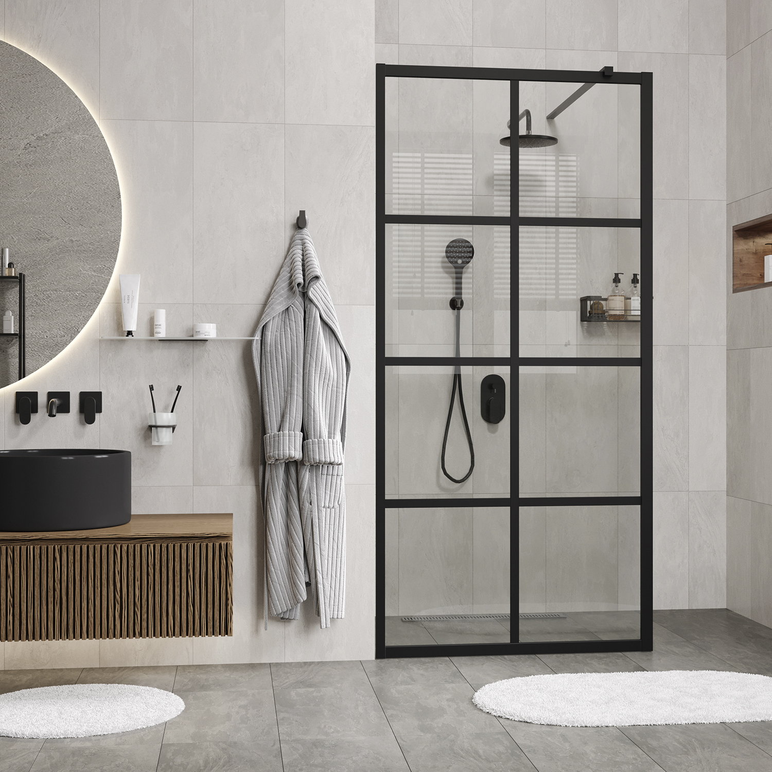 Глан (Glan) 66W44 Душевая перегородка