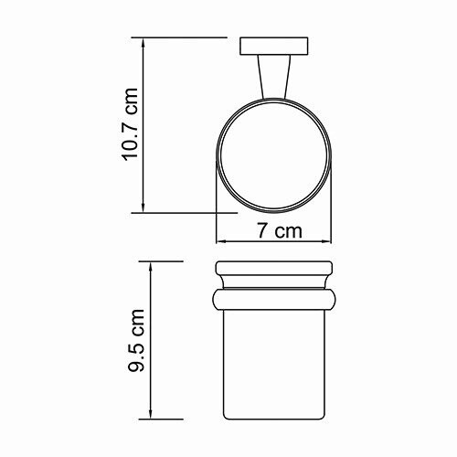 Липпе (Lippe) K-6528 Подстаканник одинарный