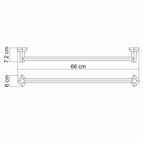 Аллер (Aller) K-1130 Штанга для полотенец