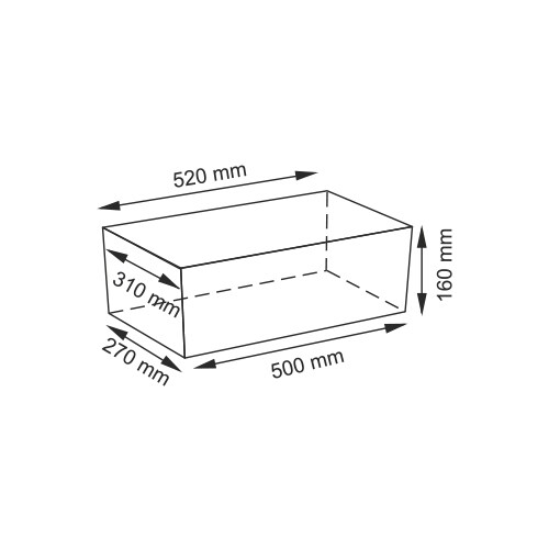 Экстер (Exter) WB-160-L Плетеная корзина