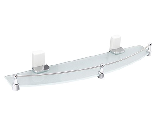 Лайне (Leine) K-5044W (ранее K-5024WHITE) Полка стеклянная с бортиком