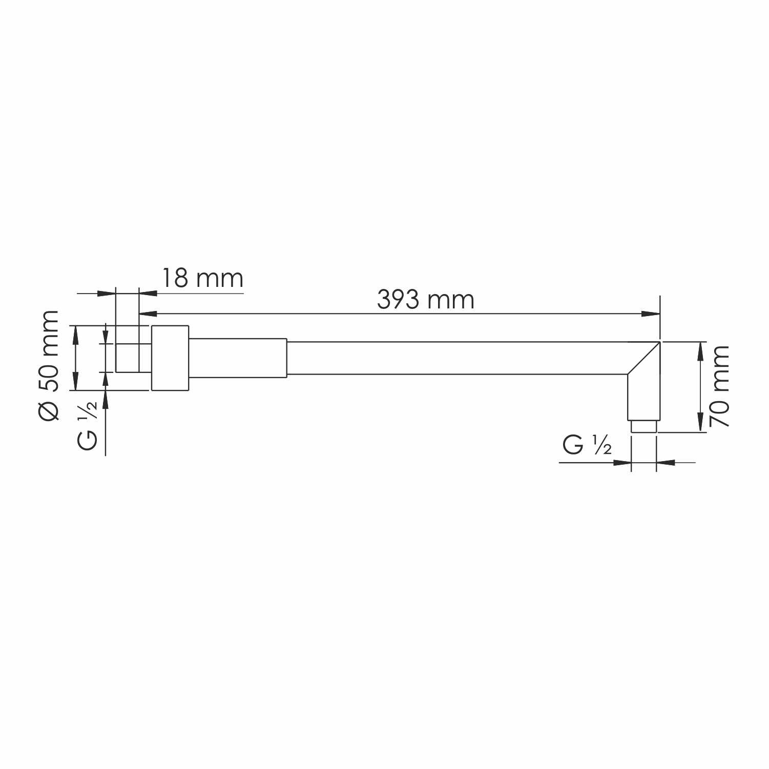 Мюриц (Muritz) 9851.98DVR2.019.069.444.010.065 Встраиваемый комплект для душа с верхней насадкой и л