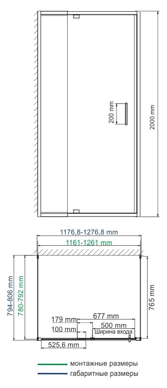 Беркель (Berkel) 48P25 Душевой уголок