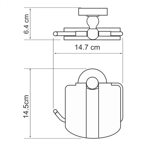 Димель (Diemel) K-2225 Держатель туалетной бумаги