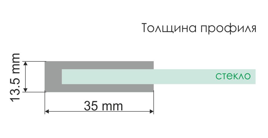Беркель (Berkel) 48P02-110BF Стеклянная шторка на ванну с фиксатором