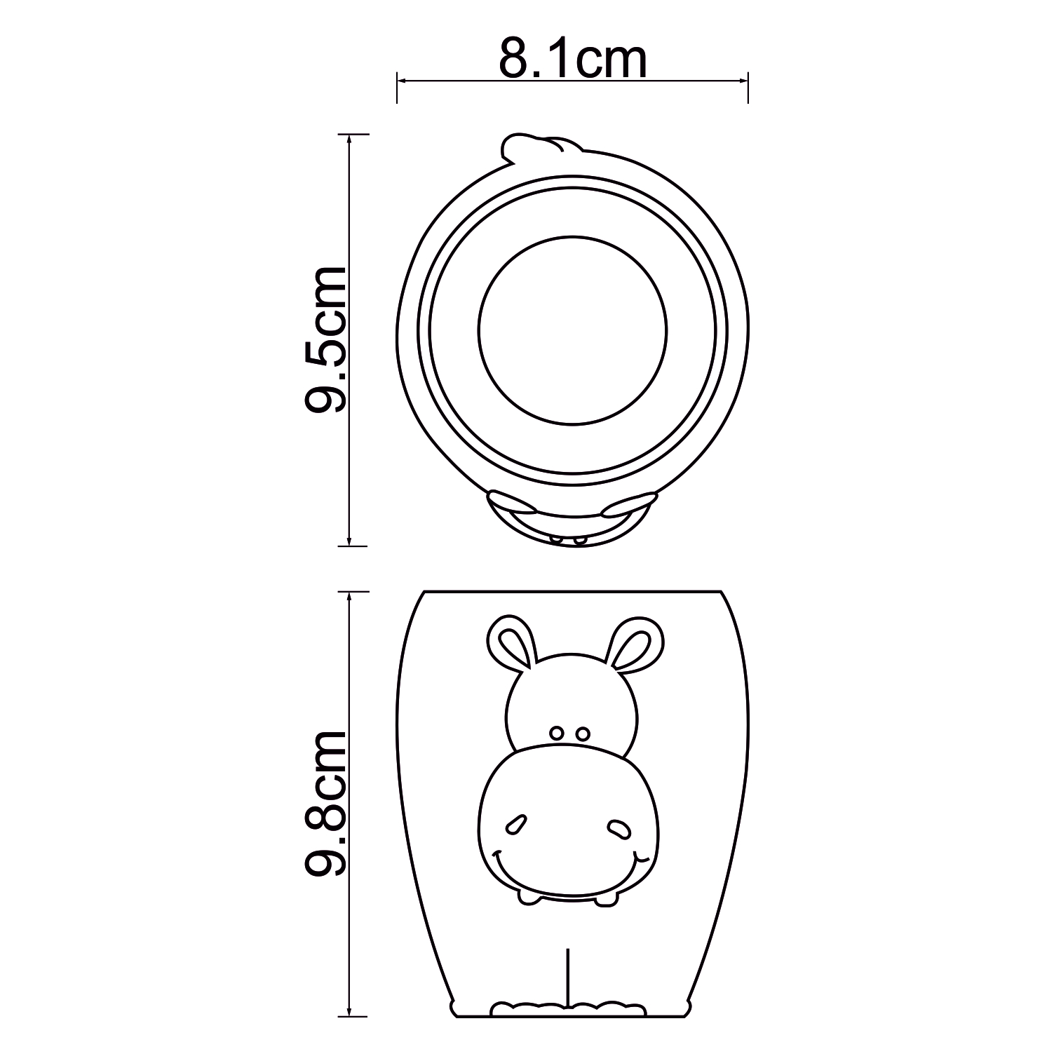 Липпе (Lippe) K-8128 Стакан для зубных щеток