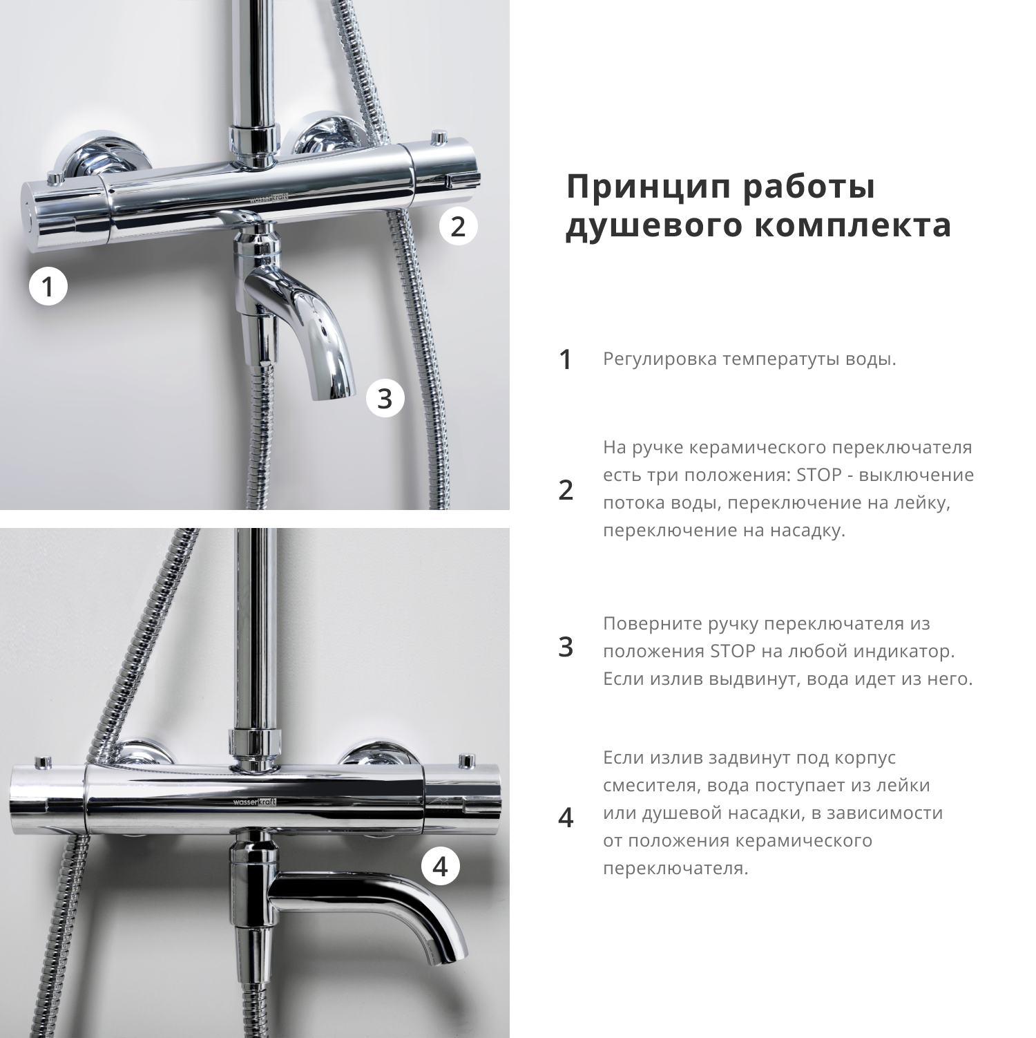 SK18801CH Душевой комплект для набора