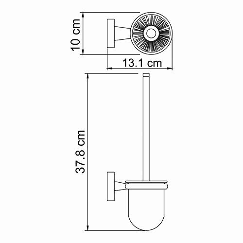 Липпе (Lippe) K-6527 Щетка для унитаза подвесная