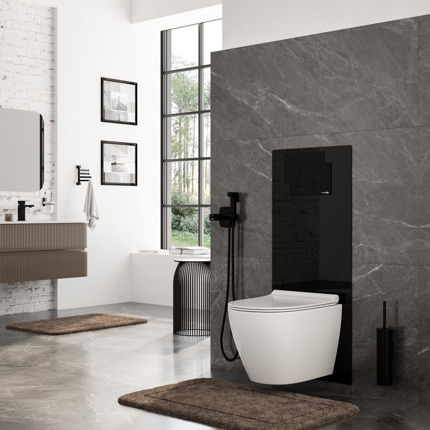 Mindel унитаз с крышкой 2 в 1, арт. H002.E034